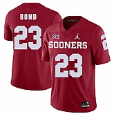 Oklahoma Sooners 23 Devante Bond Red College Football Jersey Dzhi,baseball caps,new era cap wholesale,wholesale hats